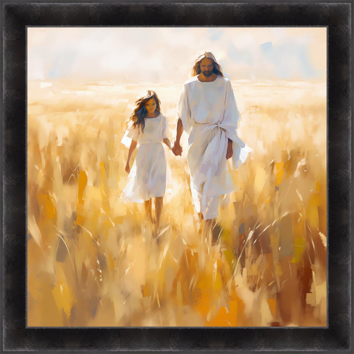 Come Follow Me Large Wall Art - Inspirational Christian Home Decor for Living Room, Bedroom & Office - Perfect Gift for Religious Families