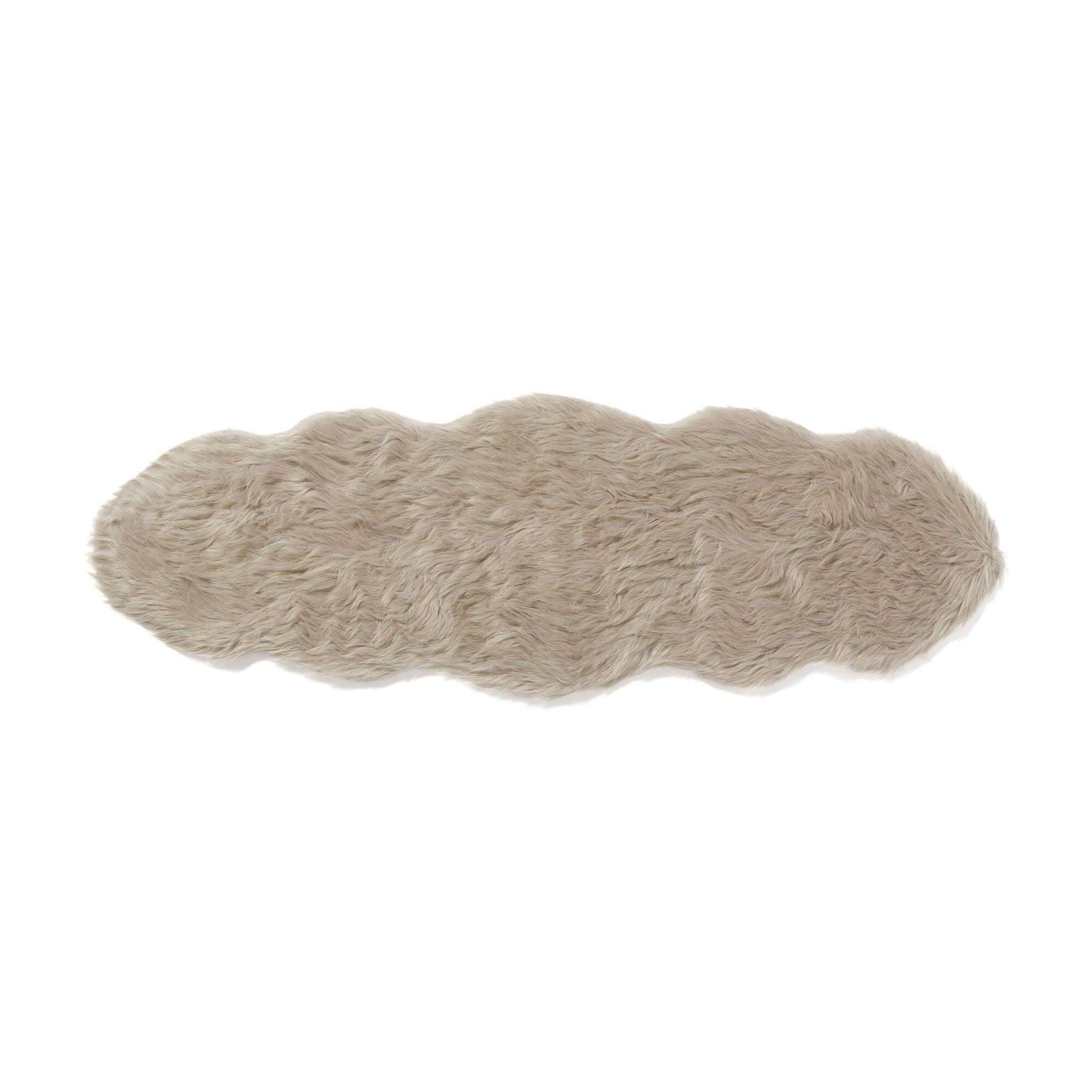 Farmo Rug Medium Size 1600x500mm Soft Gray - Perfect for Living Room, Bedroom, or Office Decor