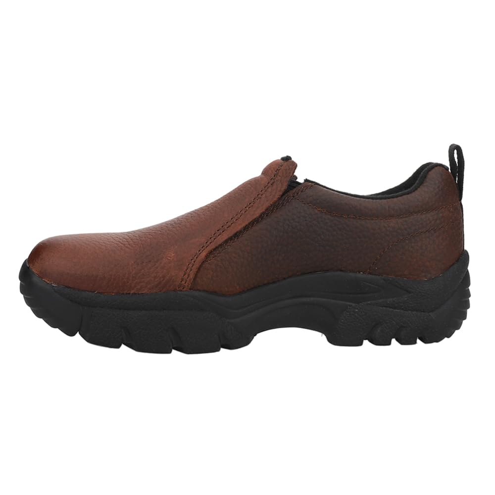 ROPER Men's Slip-On Casual Shoes - Comfortable & Lightweight Brown Loafers for Walking & Travel - Size 11.5 D (Medium Width) - Perfect for Office, Driving & Everyday Wear