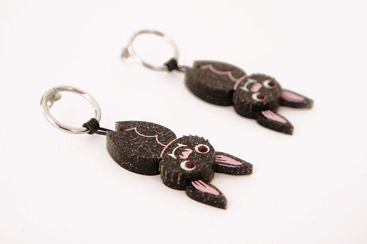 Laliblue Bat Earrings - Gothic Bat Wing Dangle Earrings for Women, Halloween Jewelry, Vampire Costume Accessories | Perfect for Halloween Parties, Cosplay, and Gothic Fashion