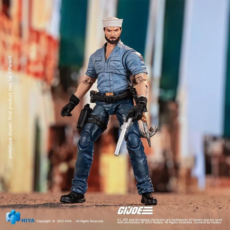 Pre Order 1/18 Scale Hiya 4-Inch G.I. Joe Shipwreck Action Figure - Collectible Military Toy for Display & Play | Perfect for Fans, Collectors & Diorama Scenes