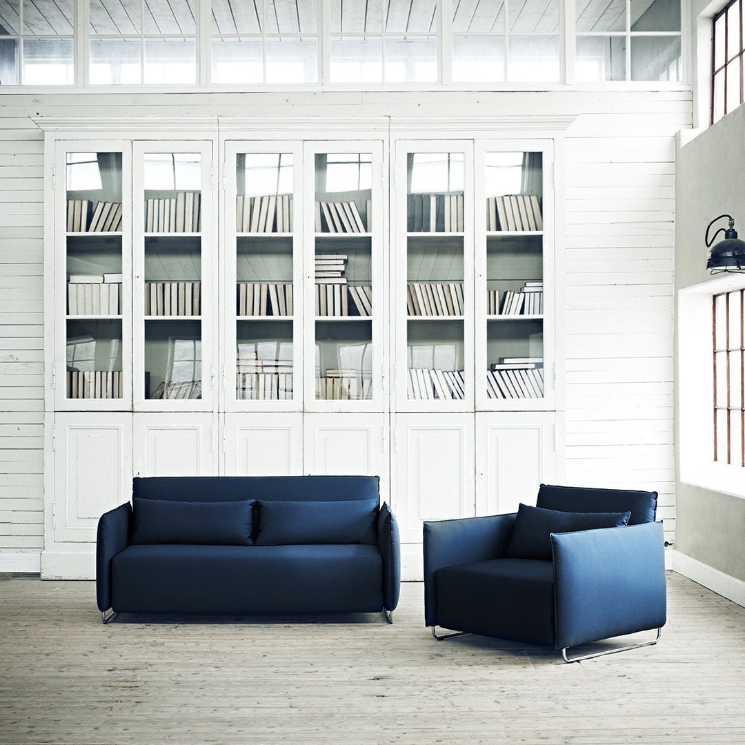 Modern Cord Chair & Single Bed - Convertible Furniture for Small Spaces | Perfect for Apartments, Dorms, and Guest Rooms