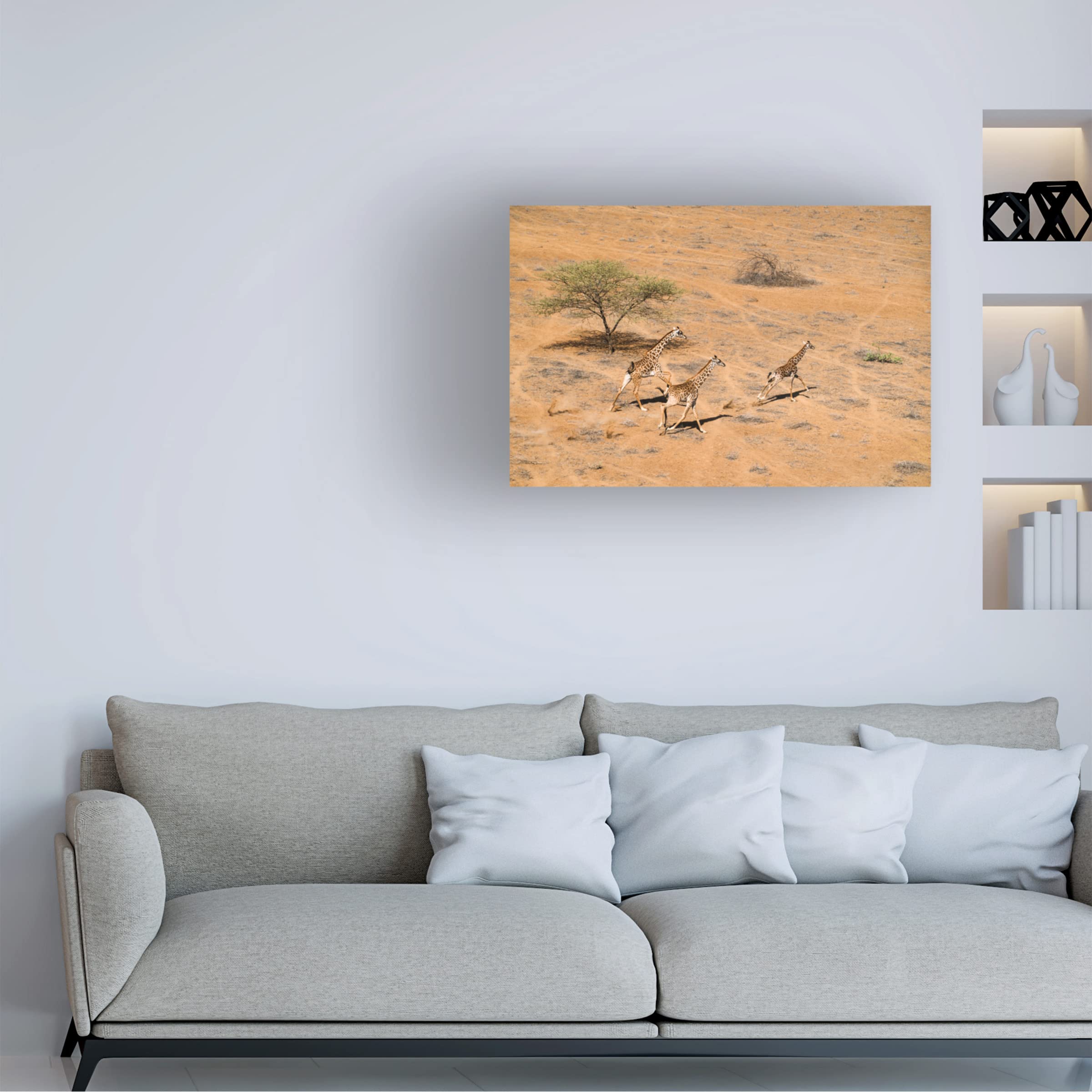 John Fan 'Family Paradise' Canvas Wall Art Print - Premium Trademark Fine Art for Home Decor, Living Room & Bedroom