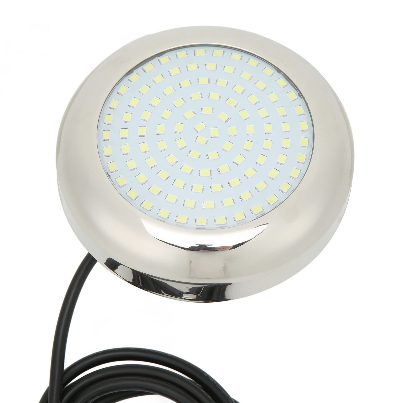 108LED Underwater Boat Light - 4 Inch 12V IP68 Waterproof Marine Light with 135° Wide Beam Angle (White) - Perfect for Boat Hull Lighting, Dock Illumination, and Underwater Pool Decoration