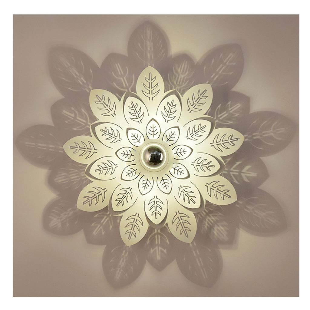 Nordic Metal Leaf Wall Light E27 - Bedroom & Living Room Decor