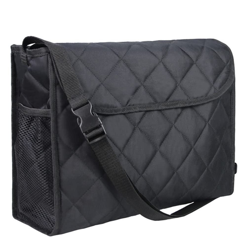 Waterproof Wheelchair Backpack - Travel Storage Tote Bag for Wheelchairs | Durable Messenger Bag for Men, Women, Elderly & Handicap | Perfect for Daily Commute, Shopping & Outdoor Activities (Black)