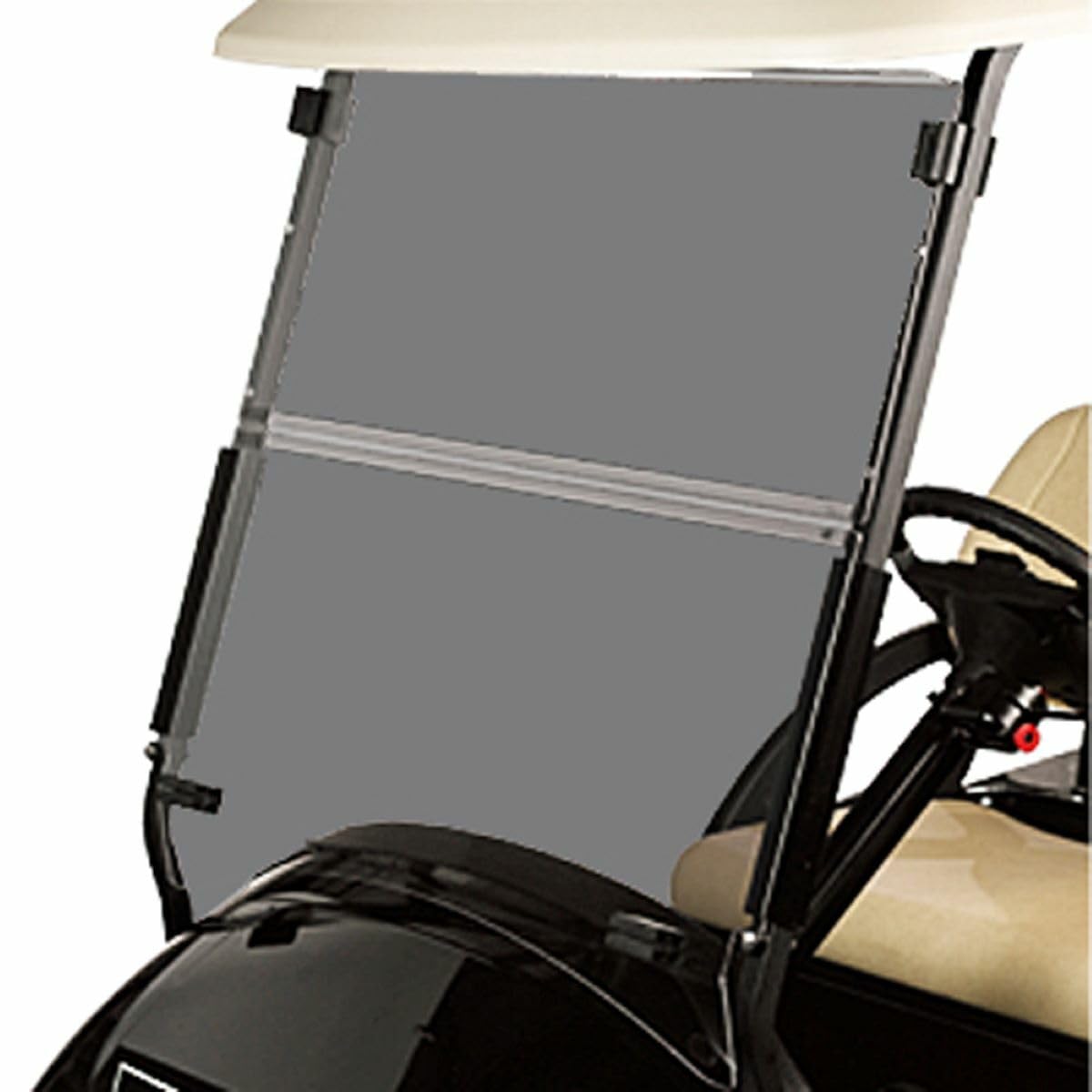 Club Car Precedent Golf Cart Fold Down Tinted Windshield (Fits 2004-2021 Models) - Perfect for Golf Courses, Resorts & Neighborhood Cruising