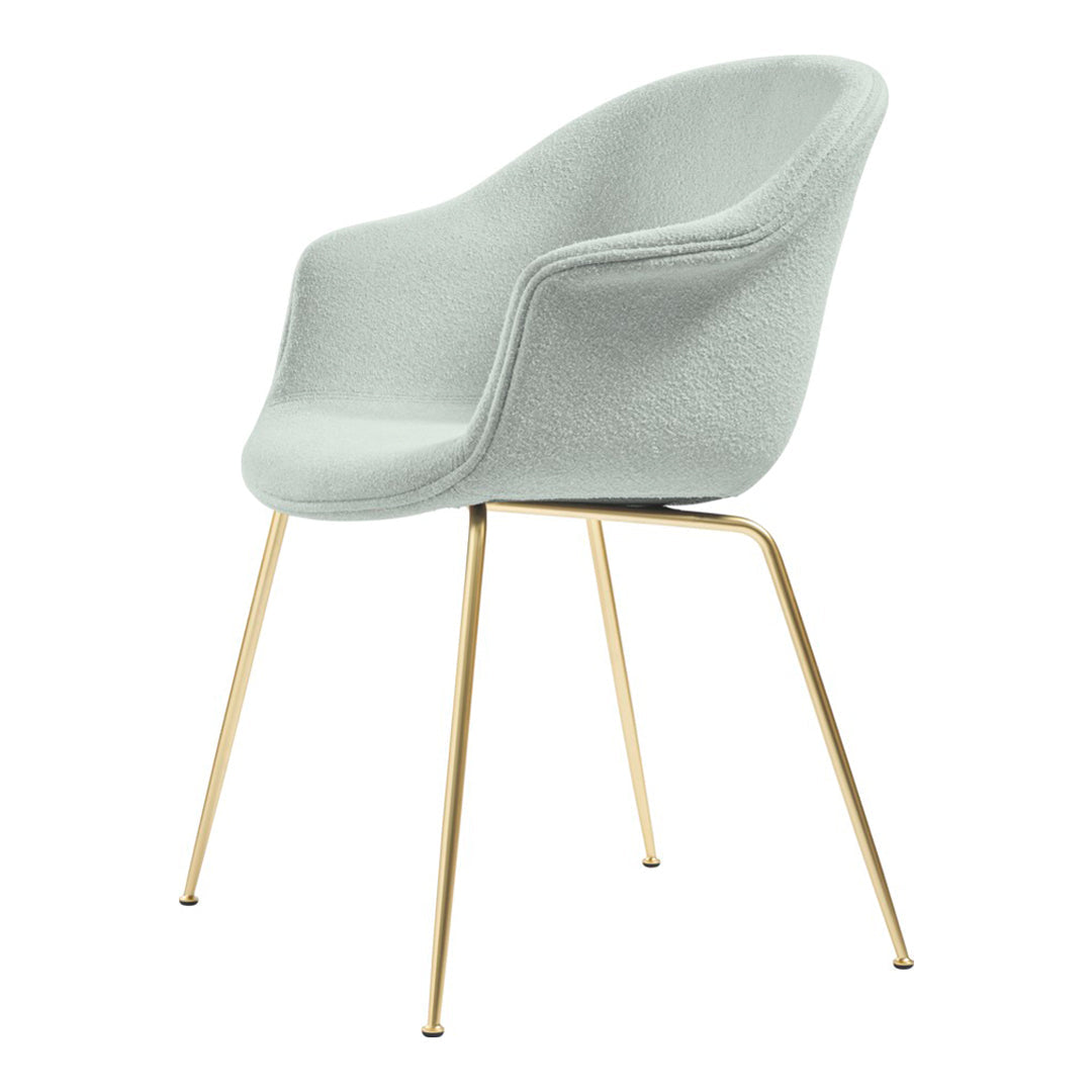 Bat Dining Chair with Conic Base - Fully Upholstered Modern Kitchen & Dining Room Furniture for Home Decor