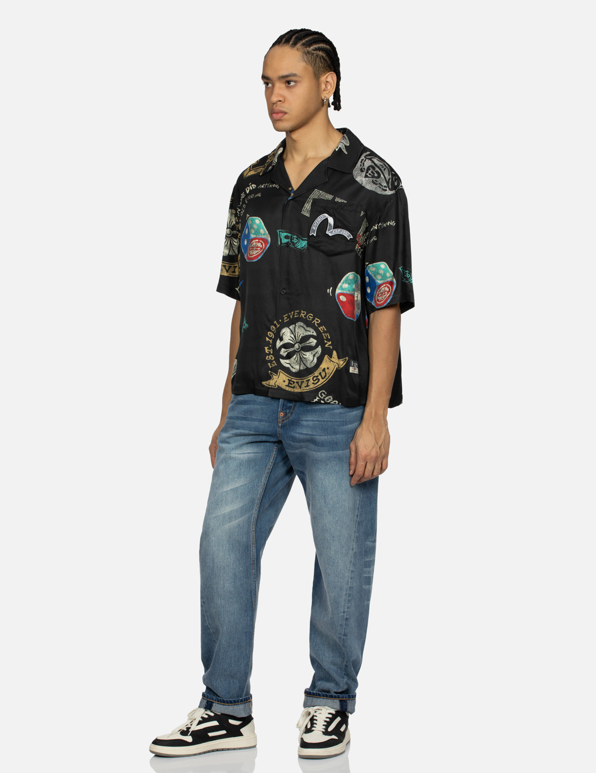 Trendy Allover Gaming Print Boxy Short Sleeve T-Shirt for Men & Women - Perfect for Casual Wear, Gaming Events & Everyday Outfits