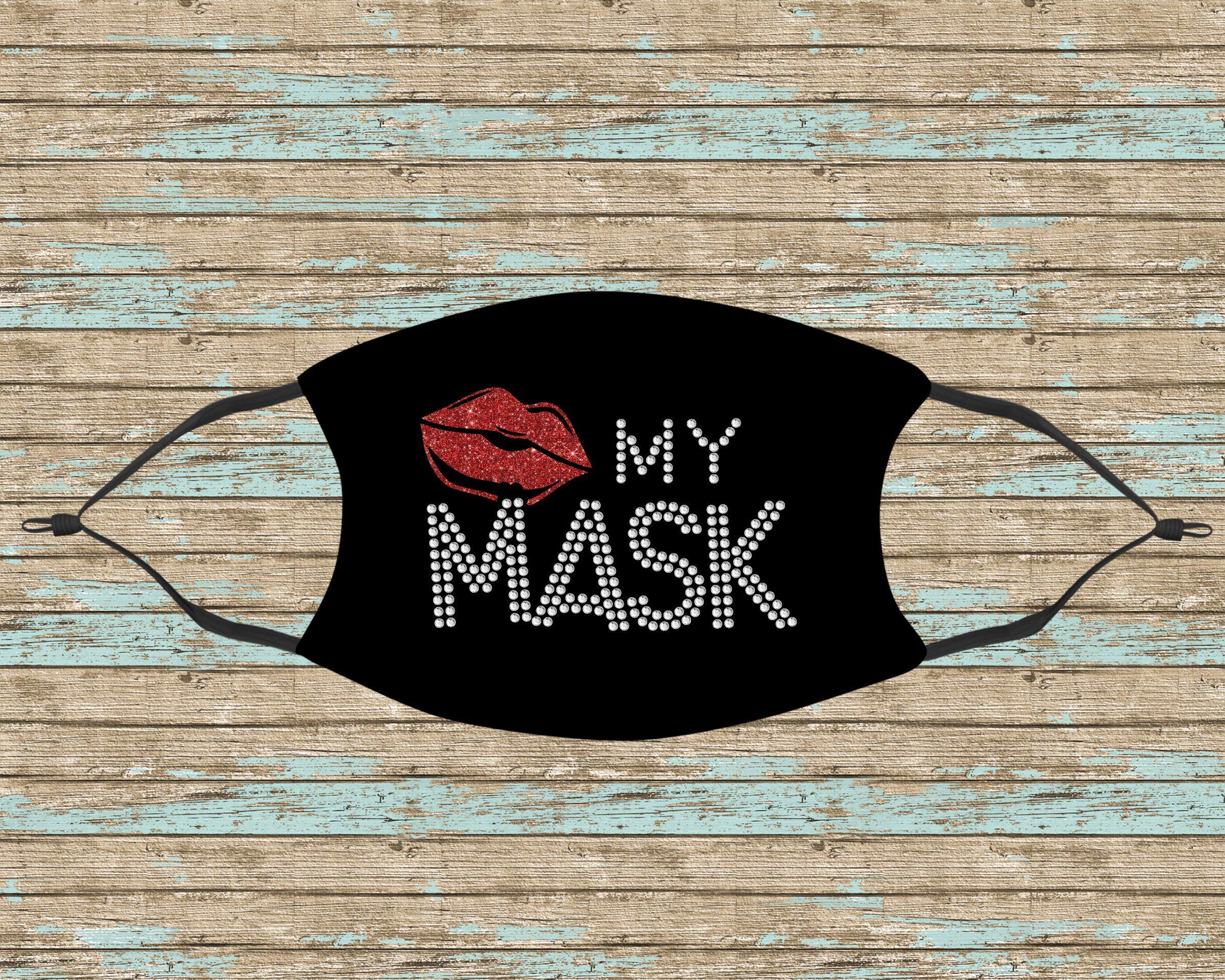 Kiss My Mask Face Mask - Reusable & Breathable Fabric Face Covering for Daily Use, Workouts & Travel | Comfortable & Stylish Protection