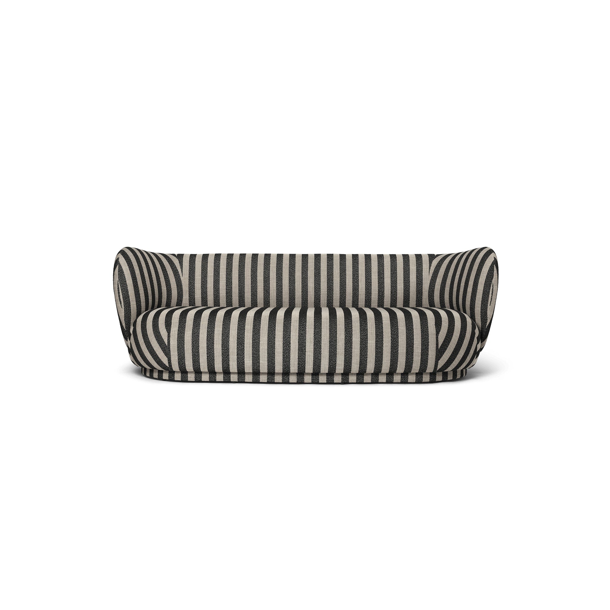 FERM LIVING Rico Lounger Sofa - Modern Louisiana Style Sectional in Sand & Black | Premium Comfort for Living Room, Lounge & Home Office