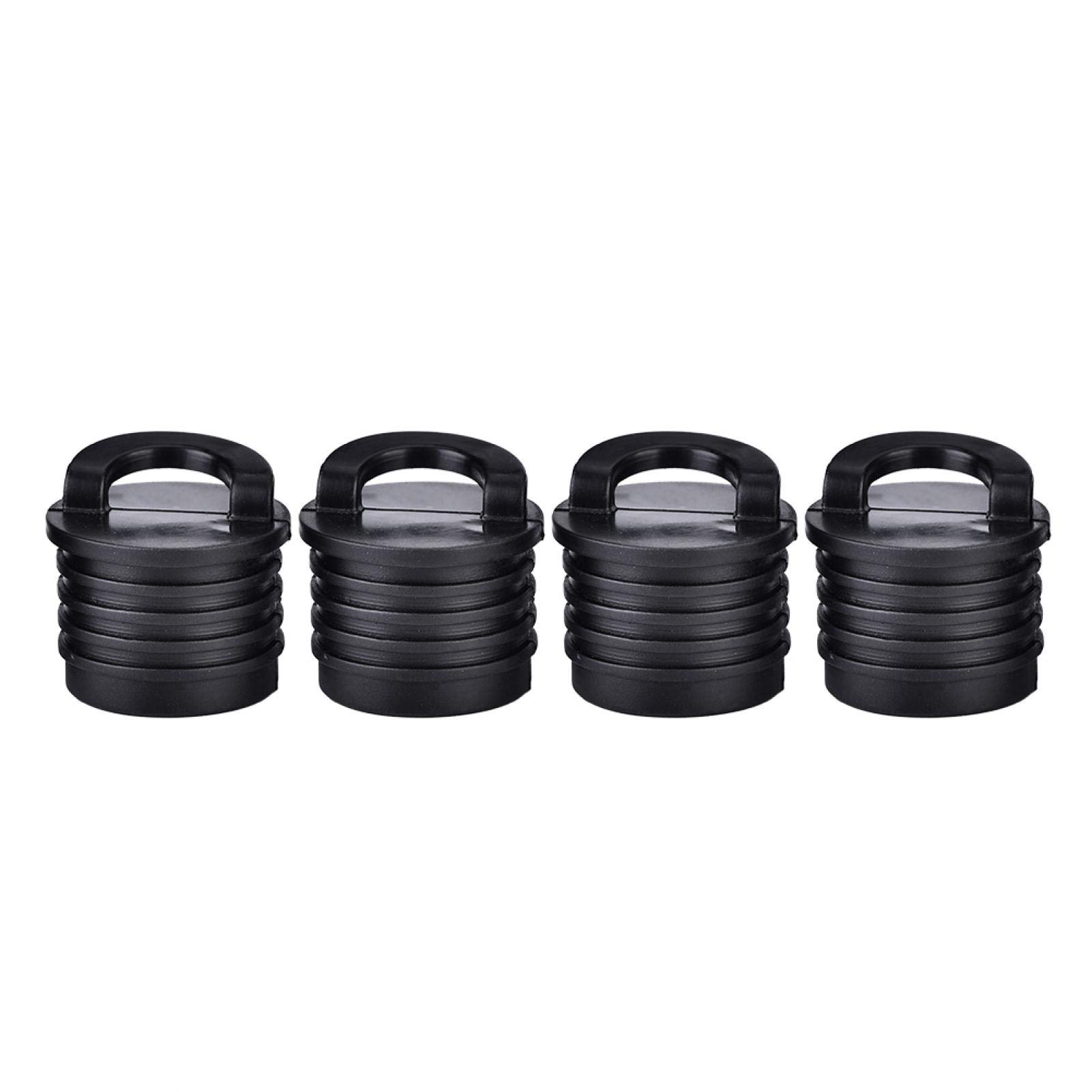 Vbestlife 4Pcs Kayak Scupper Plugs - Marine Boat Drain Hole Stoppers, Canoe Bungs Replacement for Kayak, Canoe, Boat - Perfect for Water Sports, Fishing & Outdoor Adventures