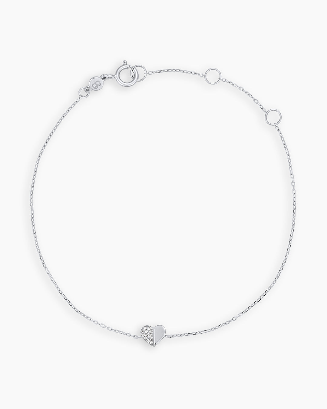 Diamond Bond Bracelet for Women - Elegant Sterling Silver Friendship Jewelry Gift for Her - Perfect for Anniversaries, Birthdays & Special Occasions