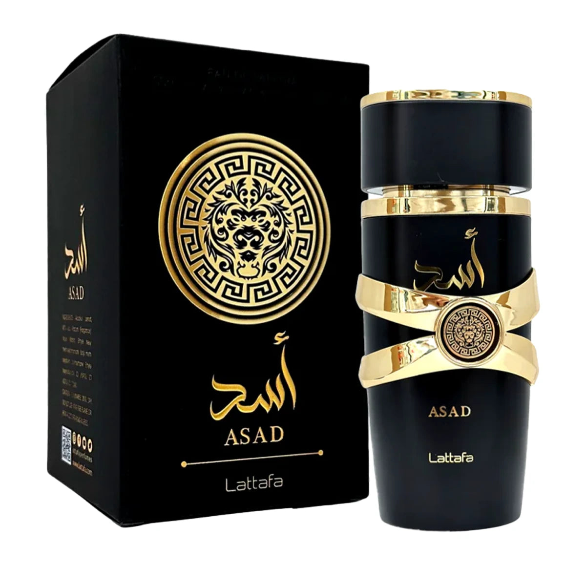 Asad by Lattafa EDP for Men - 3.4 oz Premium Long Lasting Fragrance | Date Night, Office & Special Occasion Cologne