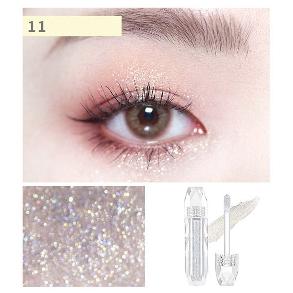 CHIOTURE Glitter Pearl Liquid Eyeshadow - Long Lasting Shimmer Makeup for Party, Wedding & Night Out - Vegan & Cruelty Free