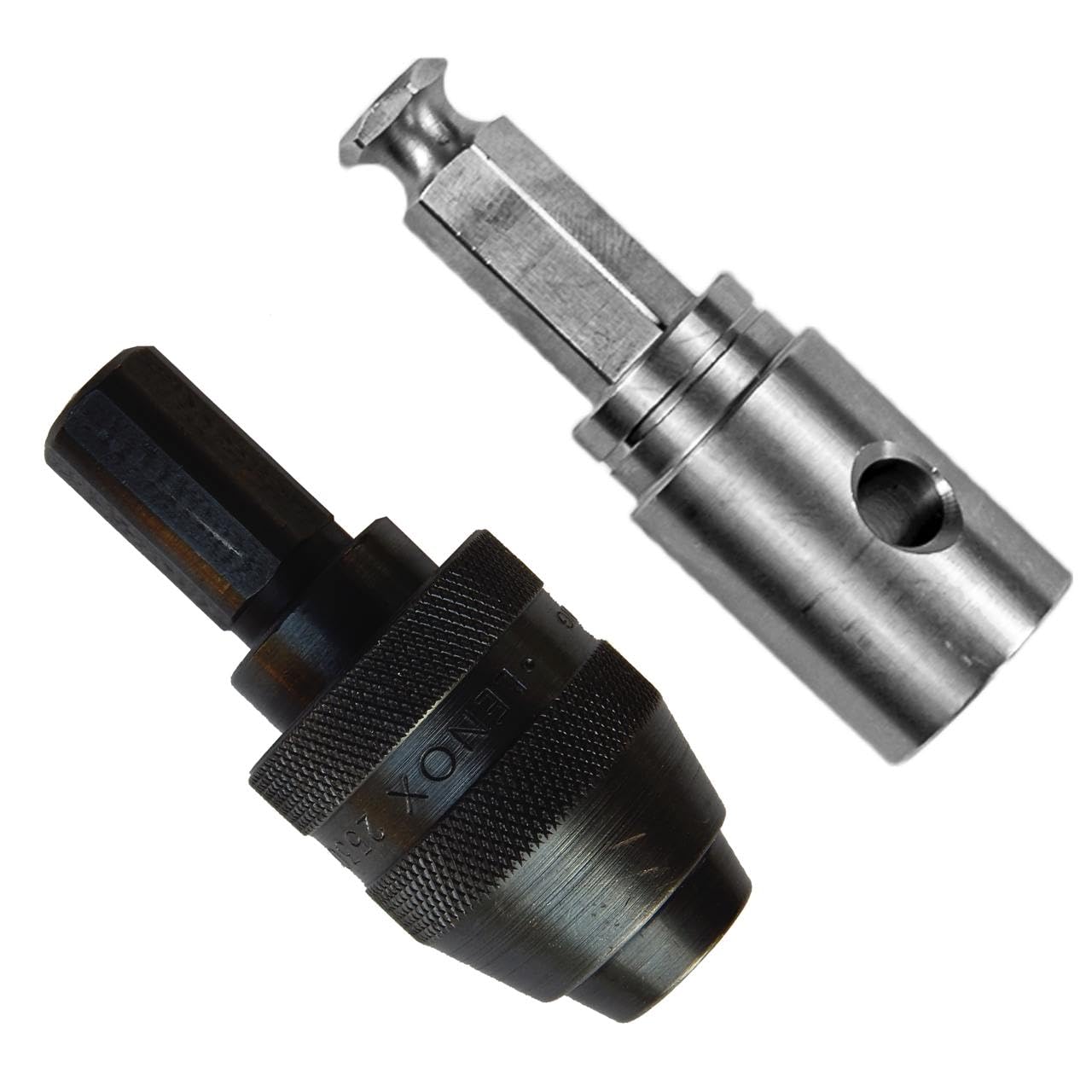 EZ Ice Auger Drill Adapter - Quick Connect for Pistol Bit, K-Drill & Lite-Flite - Electric & Cordless Drill Auger Attachment - Ice Fishing Gear for Easy Hole Drilling - Perfect for Winter Fishing & Outdoor Adventures