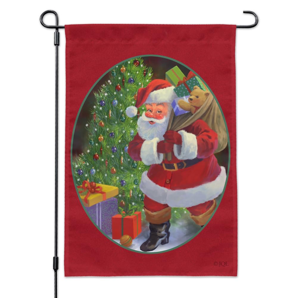 Santa Christmas Toy Bag - Holiday Decor for Tree, Garden & Yard - Perfect for Festive Outdoor & Indoor Decorations