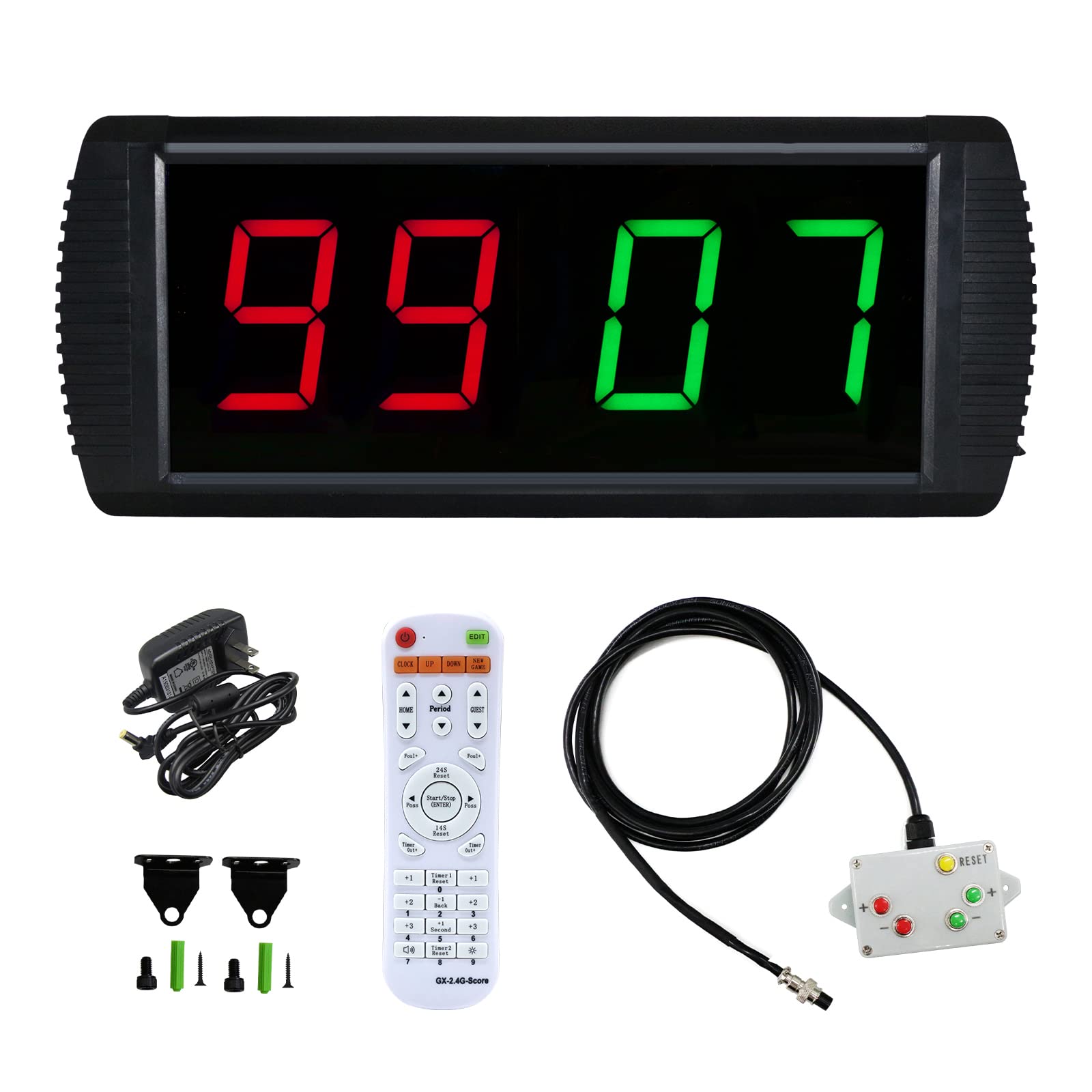 Portable Digital Electronic Scoreboard with Remote Control - 0-99 Score Keeper for Volleyball, Basketball, Football, Ping Pong & Badminton Games | Perfect for Sports Tournaments, School Gyms & Backyard Play