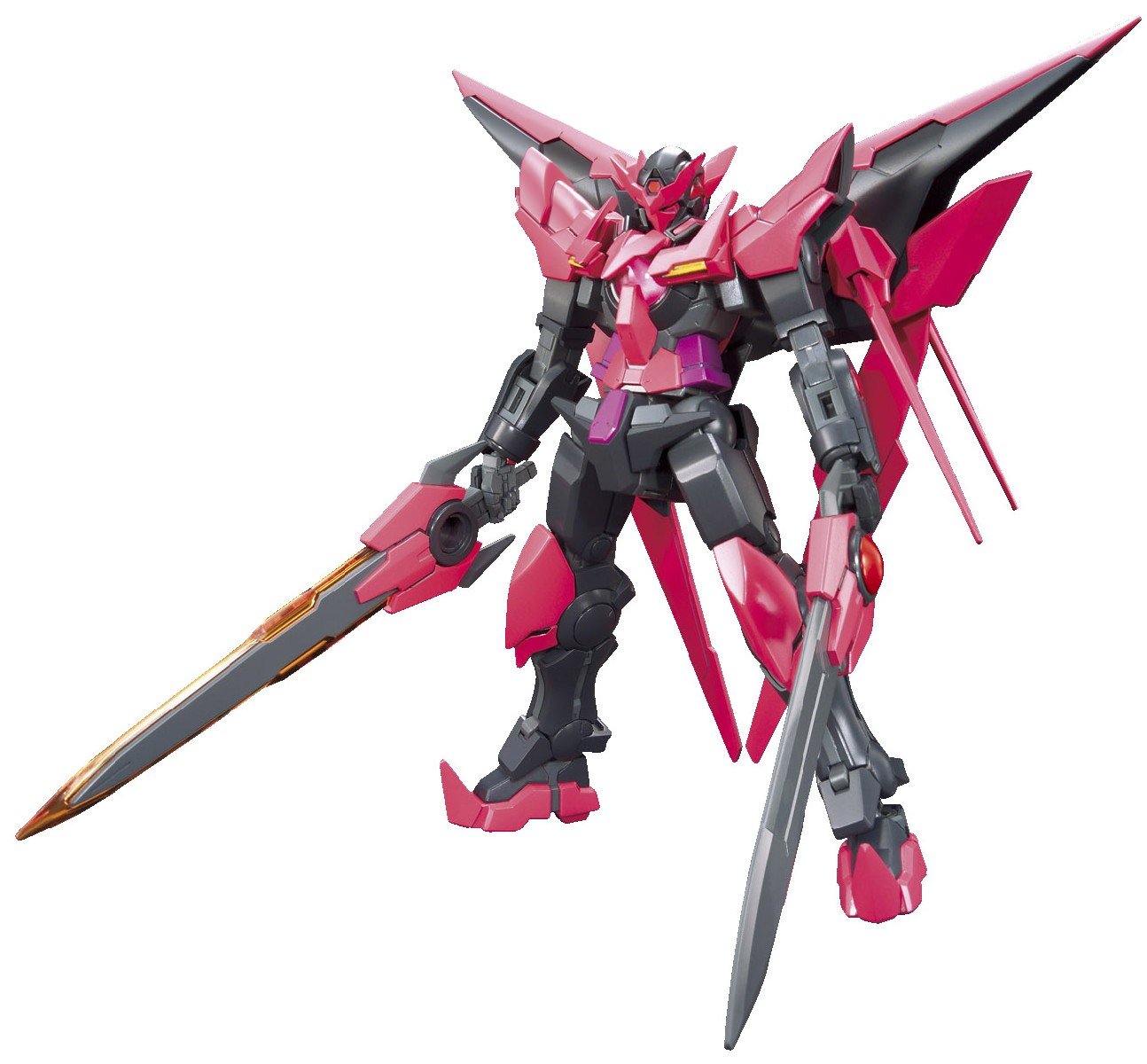 Bandai HGBF 1/144 Gundam Exia Dark Matter Model Kit - High Grade Build Fighters Action Figure for Collectors & Gundam Enthusiasts - Perfect for Display, Custom Painting & Anime Battles