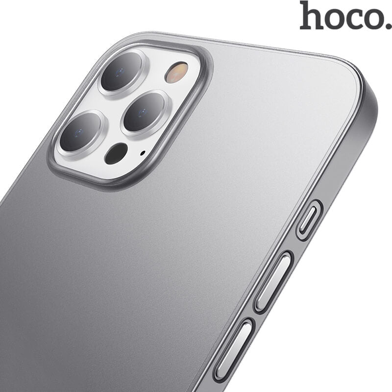 Premium iPhone 13 Pro Max Case - HOCO Ultra Thin Protective Cover with Distinctive Black Design | Slim Fit for Everyday Use, Travel & Work Protection