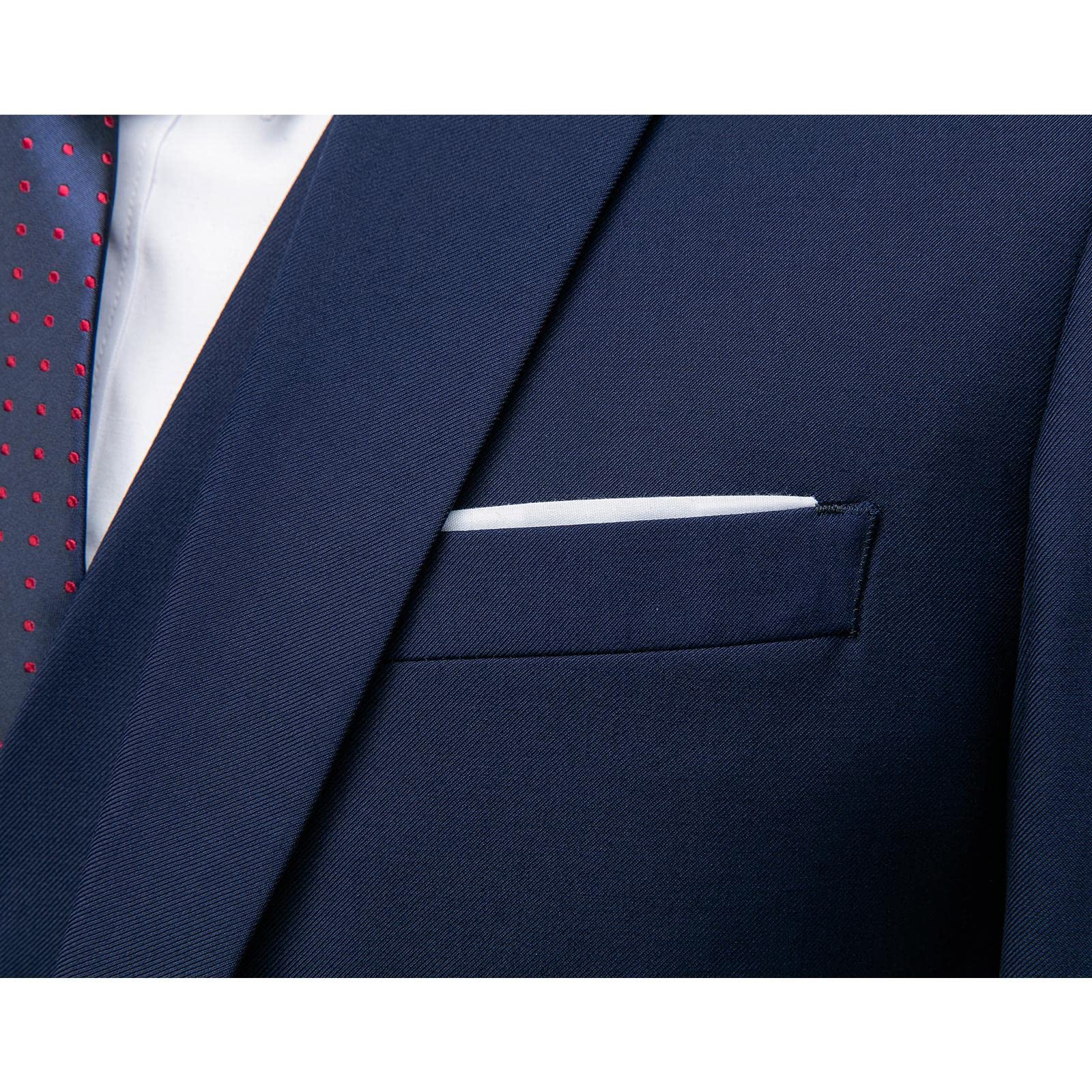 Men's Casual Single Breasted Blazer Jacket for Wedding & Business - Black