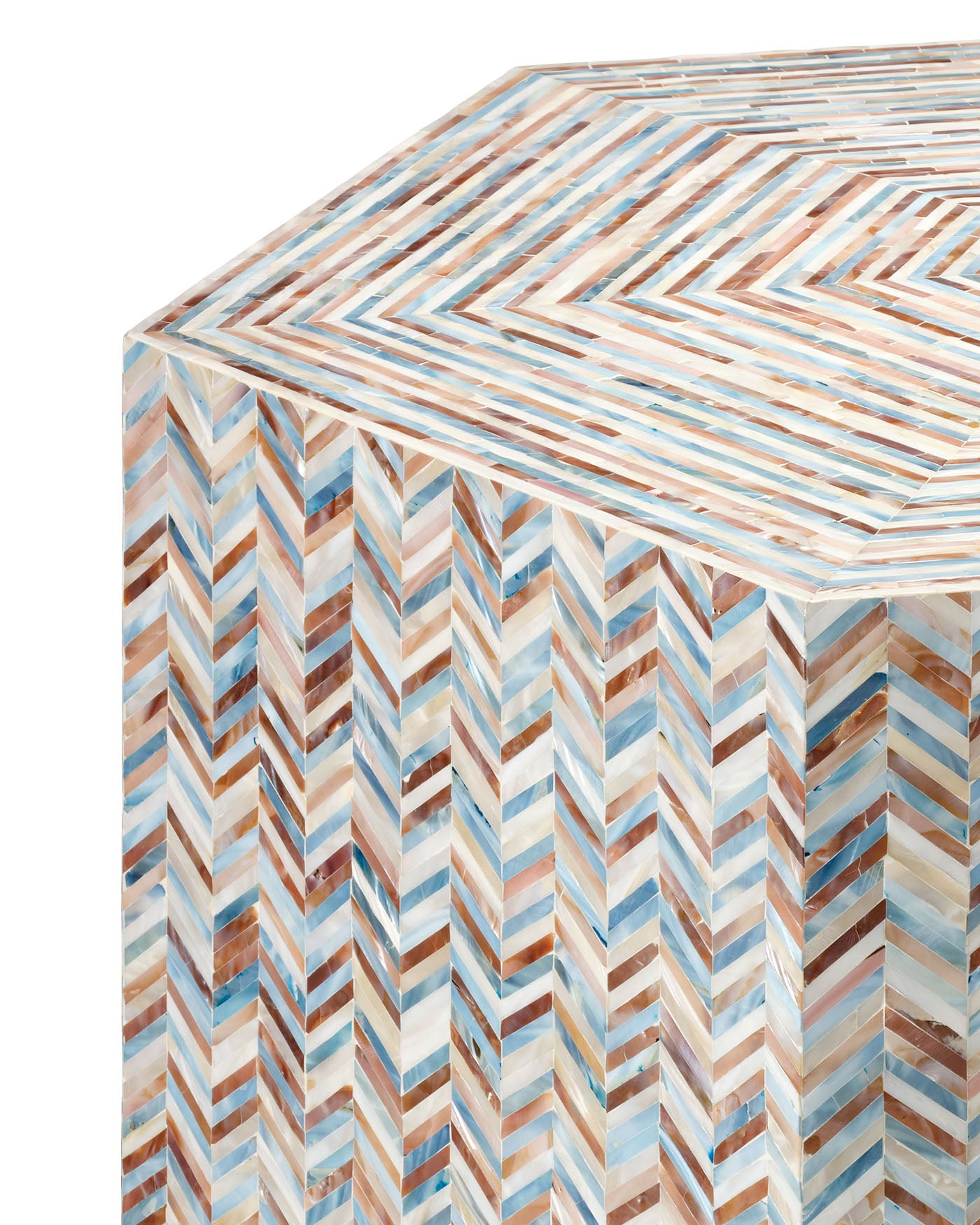 Modern Hexagon Coffee Table - Mid-Century Style Wooden Accent Table for Living Room | Perfect for Small Spaces, Home Decor & Coffee Lovers