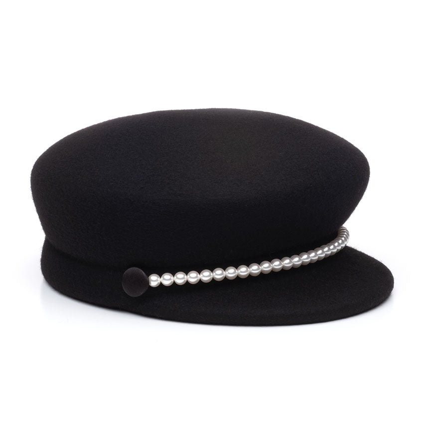 Sabrina Wool Felt Cap - Women's Winter Fashion Hat for Cold Weather - Perfect for Outdoor Activities, Travel & Daily Wear