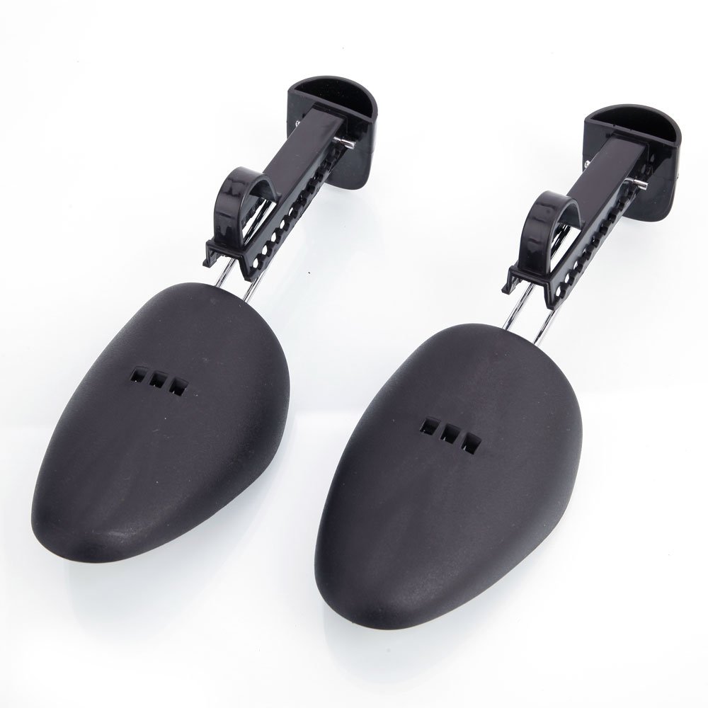 IAN Plastic Shoe Tree Stretchers for Men - Adjustable Length Sneaker Shoe Trees (Size 6-13) | Travel-Friendly Shoe Organizers & Boot Maintainers | Perfect for Dress Shoes, Sneakers & Boot Storage