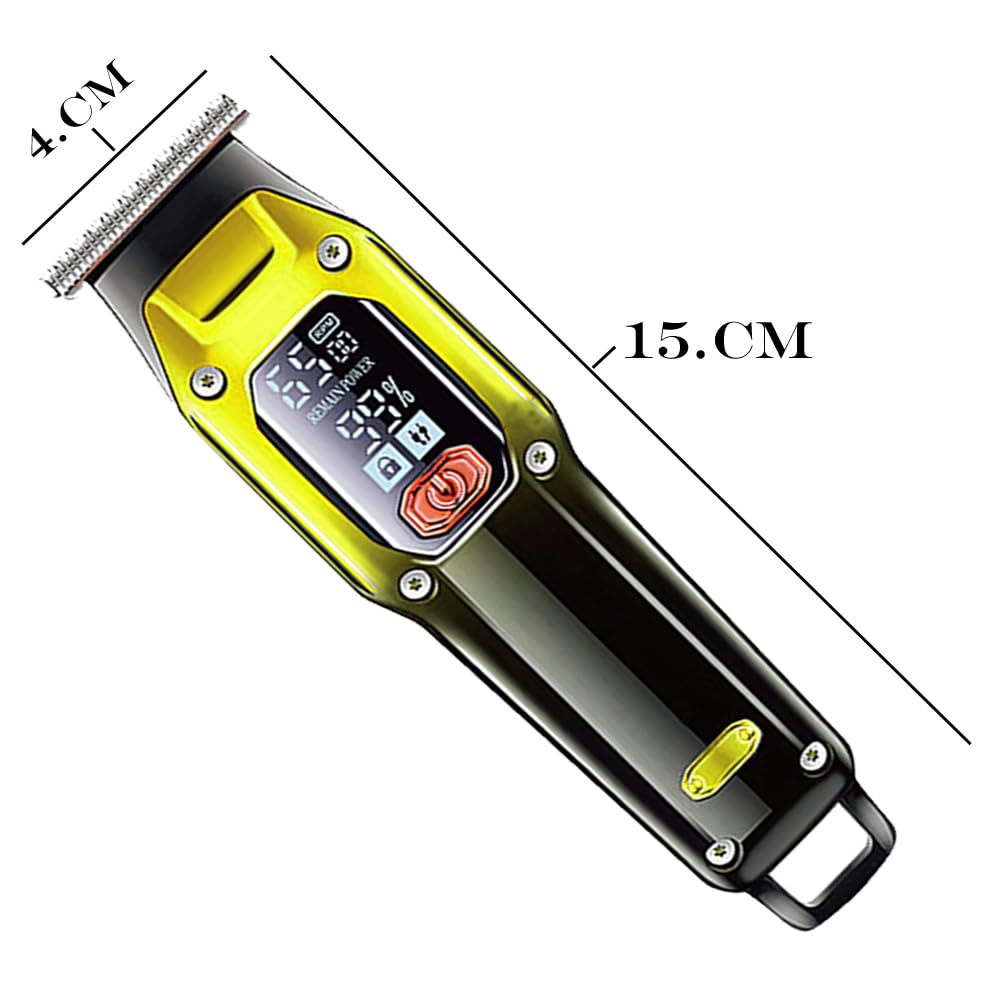 Premium Cordless Hair Trimmer for Men & Women - Rechargeable, Waterproof, Professional Grooming Kit for Home & Travel Use