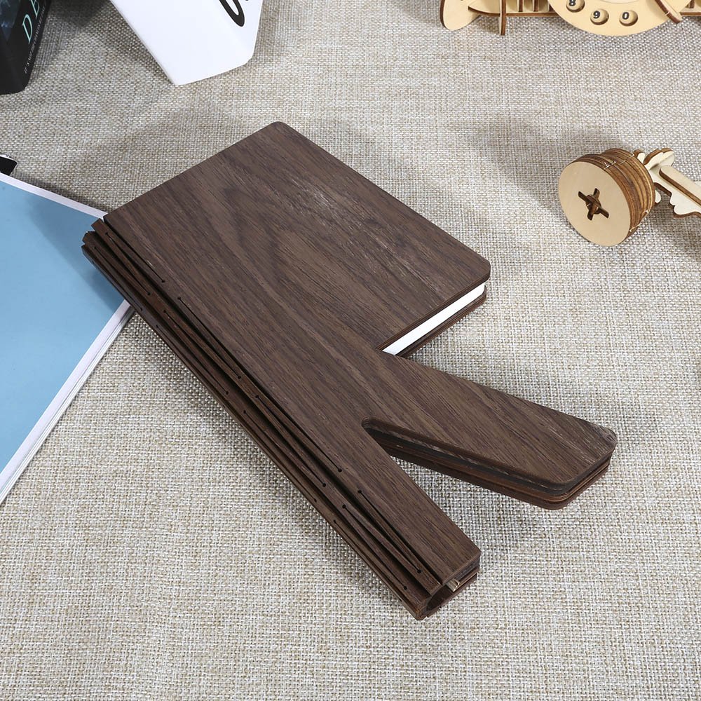 JIAN YA NA Wooden Book Lamp for Kids - Folding LED Night Light, R Shape Book Light, USB Rechargeable Desk & Wall Magnetic Lamp - Perfect for Bedtime Reading, Study, and Nursery Decor