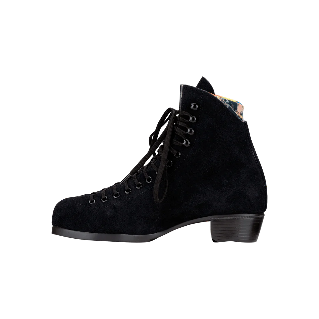 Moxi Lolly Roller Skates - Premium Black Roller Skate Boots for Women | Outdoor Skating, Rink, Fitness & Retro Style