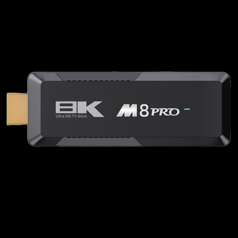 Hikgins M8 PRO Android TV Box 1GB RAM 8GB Storage, Allwinner H313 Quad-Core, Android 12.1 OS, Dual Band 2.4G+5G WiFi - Streaming Media Player for Netflix, YouTube, Kodi & Home Entertainment
