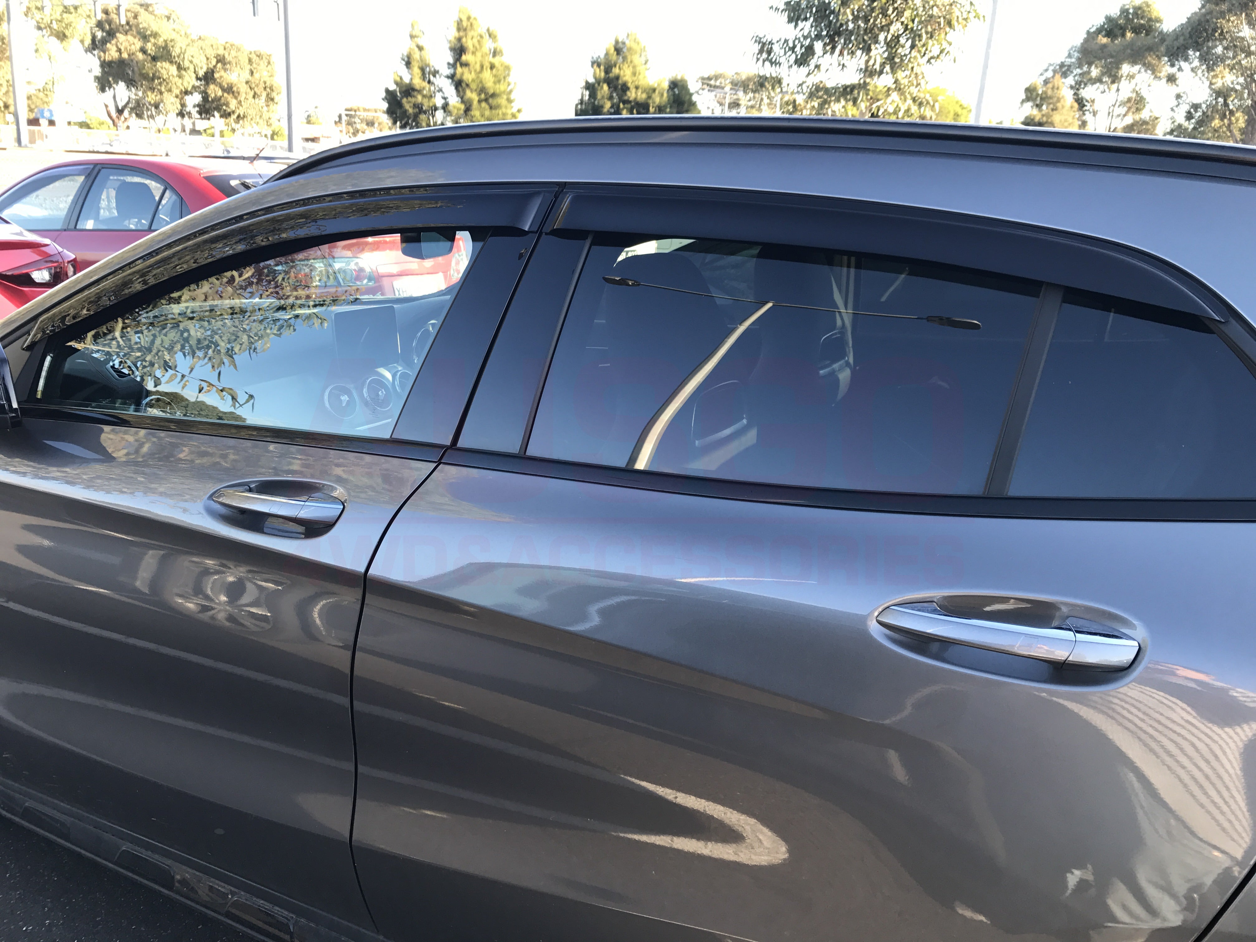 Weather Shields for Mercedes Benz GLA Class X156 (2014-2019) - Rain Guards & Window Deflectors - Perfect for All-Weather Protection & Driving Comfort