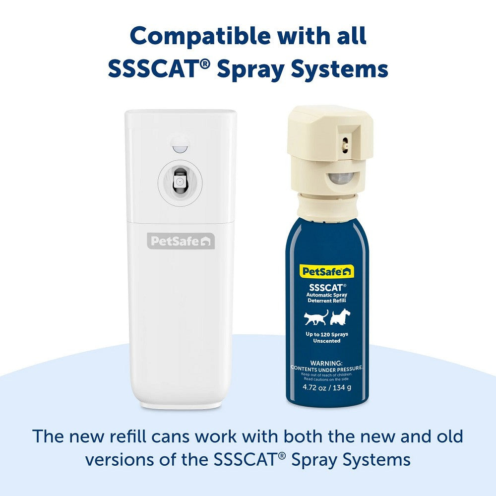 SSSCAT Spray Pet Deterrent - Motion Activated Cat & Dog Repellent for Furniture, Counters & Plants | Indoor & Outdoor Use for Home Protection