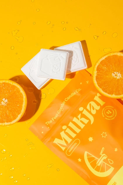 Citrus Essential Oil Shower Steamers - Aromatherapy for Relaxation & Stress Relief - Perfect for Bathroom Spa & Self-Care Moments