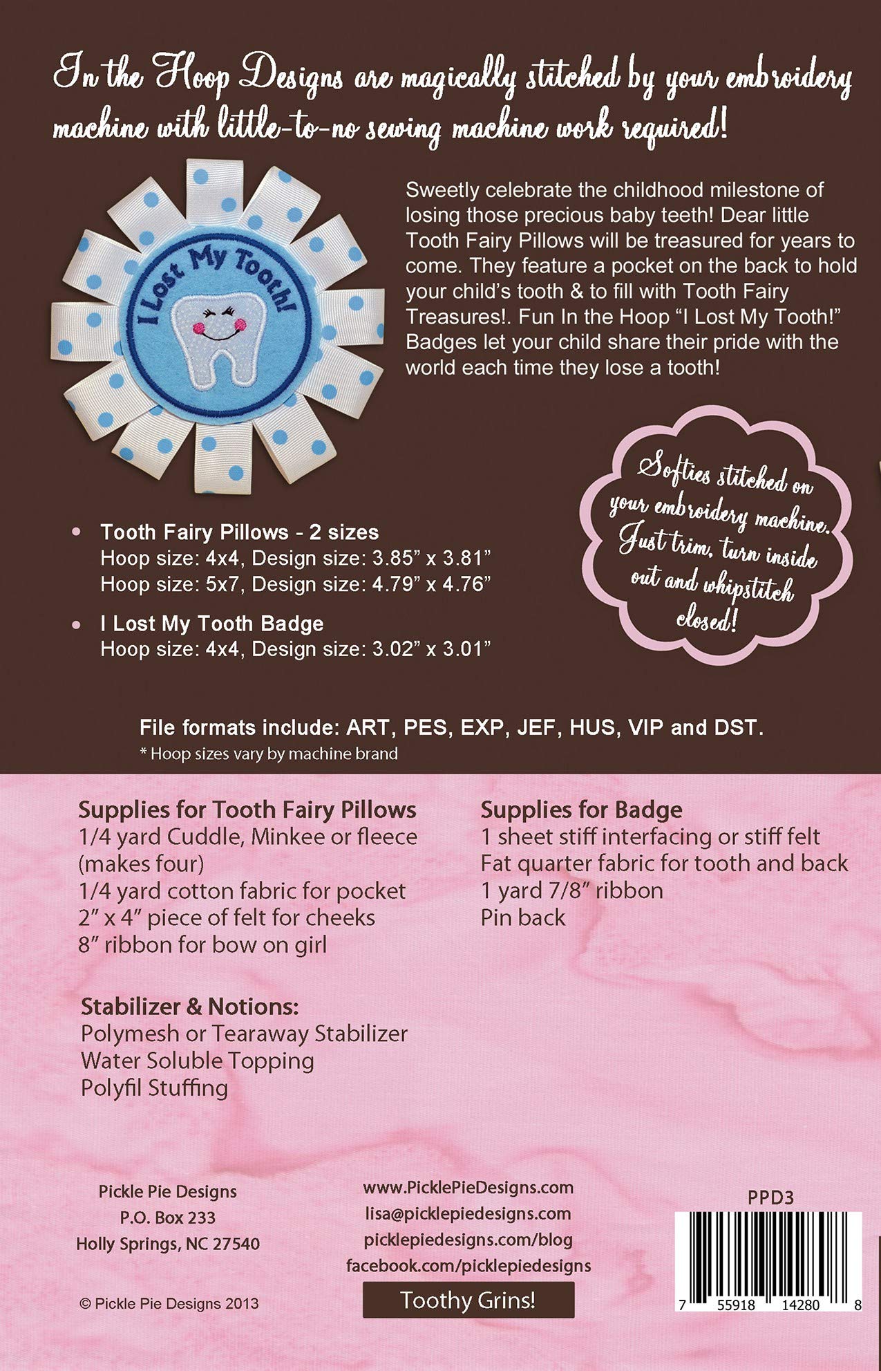 Pickle Pie Designs Tooth Fairy Collection CD - Whimsical Tooth Fairy Keepsake for Kids' First Lost Tooth | Perfect for Baby Memory Books & Childhood Milestones