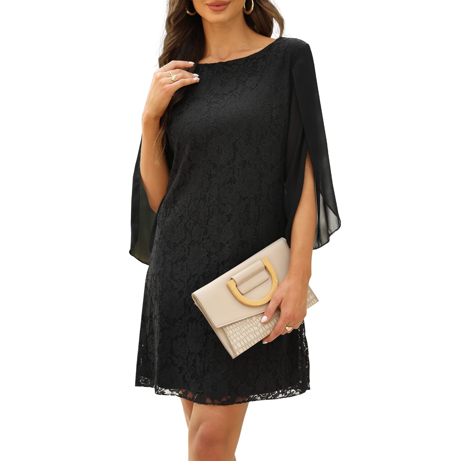 Elegant Women's Wedding Guest Dresses & Cocktail Dresses - Lace Sequin Prom Dress for Formal Occasions | Perfect for Weddings, Parties & Special Events