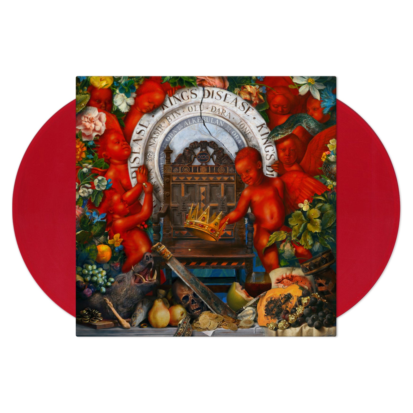 King's Disease (Red Colored 2xLP) - Exclusive Limited Edition Vinyl Record - Perfect for Music Collectors & Hip-Hop Fans - Great for Home Listening, Gifts & Music Collections