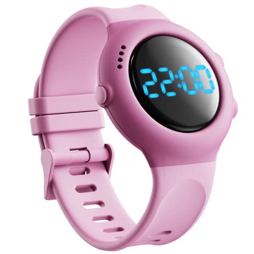 Waterproof Rechargeable Potty Training Timer Watch for Toddlers - Kids Toilet Timer with Music, Alarm & Auto Reminder - Perfect for Boys & Girls (Pink) - Ideal for Potty Training, Bathroom Routine & Child Development