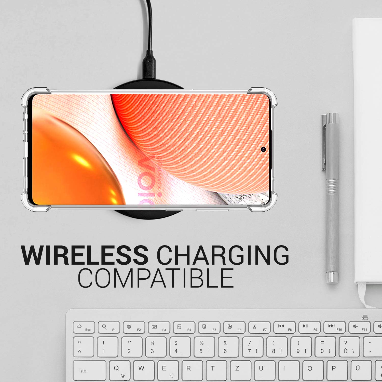 Designed for Samsung Galaxy A72 Case - Slim Flexible TPU Clear Phone Cover with Sunflower Design | Perfect for Everyday Protection & Style