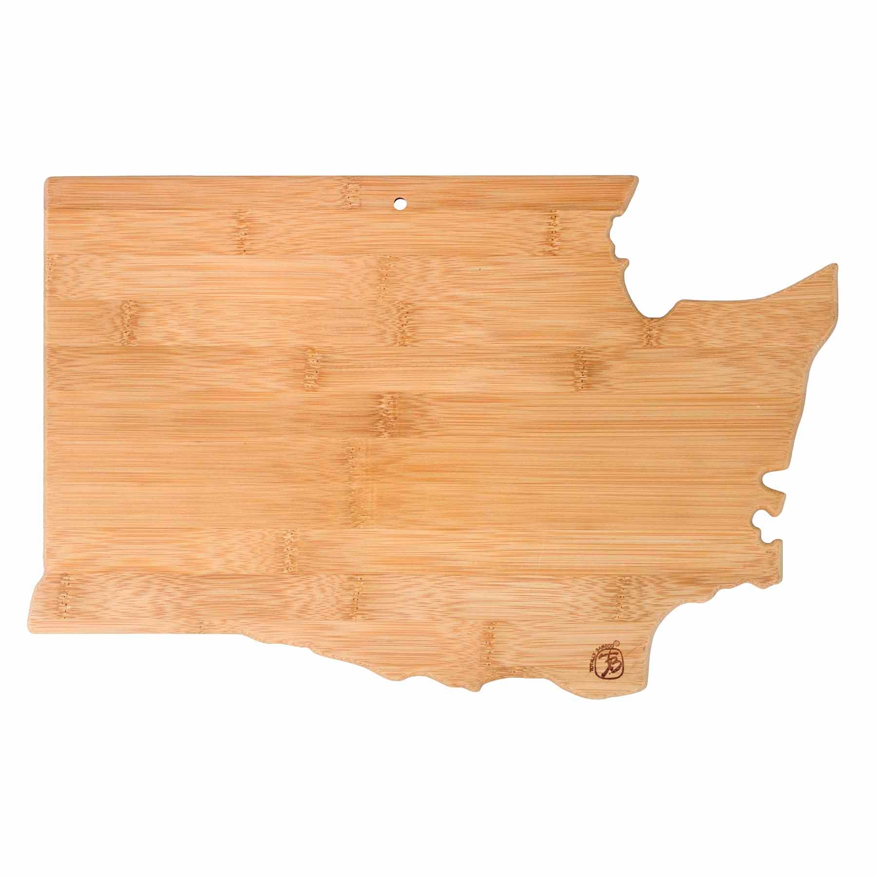 Washington State Themed Wooden Cutting Board - 15.5 x 10 Inches - Perfect for Kitchen Prep, Charcuterie Boards & Home Decor