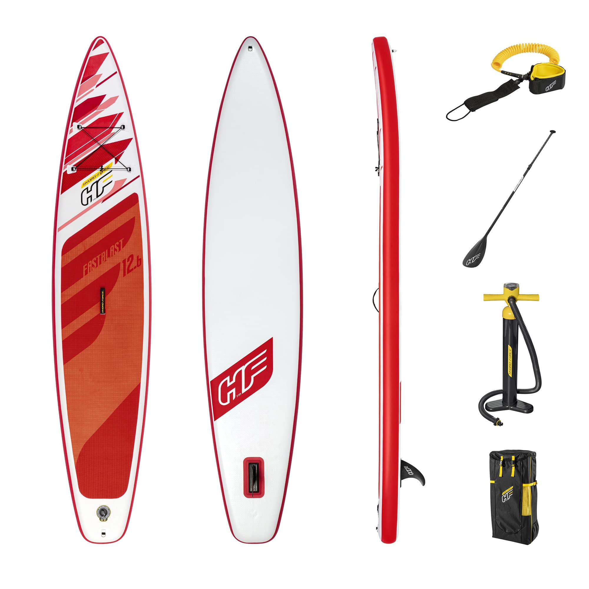 Bestway Hydro-Force Oceana Inflatable Stand Up Paddle Board with Pump & Backpack - Lightweight SUP for Adults & Kids - Perfect for Yoga, Surfing & Lake Adventures