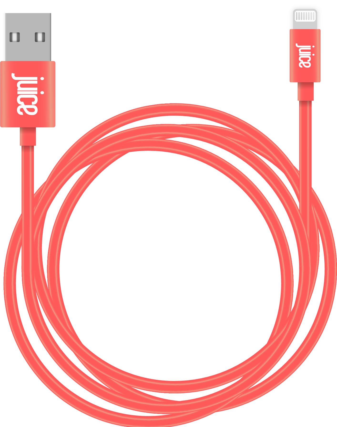 3M Apple Lightning Cable - MFI Certified USB to Lightning Charger for iPhone & iPad | Extra Long & Durable Coral Charging Cable | Perfect for Home, Office, Travel & Car Use