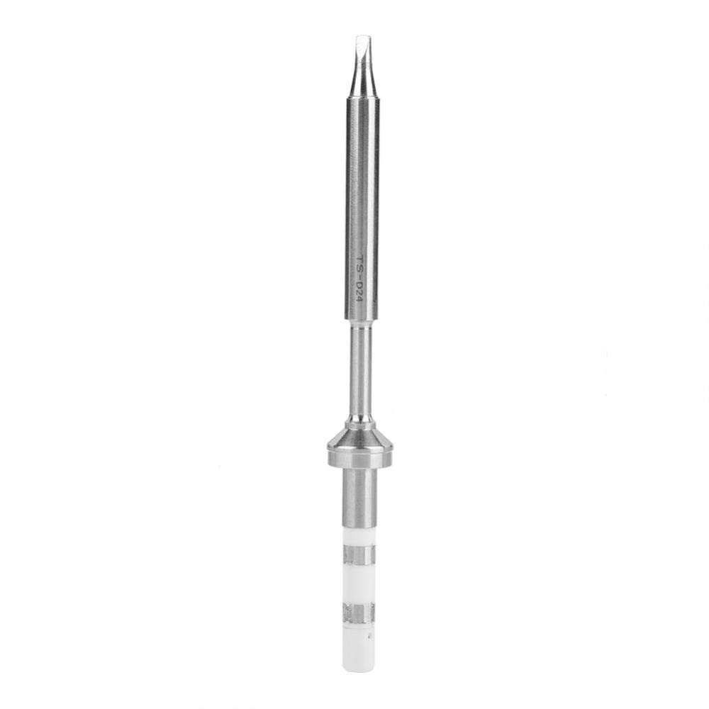 High-Quality TS100 Soldering Iron Tip - Mini Stainless Steel Replacement (TsD24) for Precise Electronics Repair | Perfect for DIY Projects, Circuit Board Fixing & Small Welding Jobs