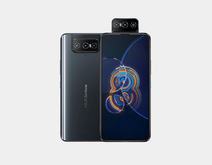 ASUS ZenFone 8 Flip ZS672KS 5G Smartphone - 256GB ROM 8GB RAM, GSM Unlocked (Black) - Flagship Android Phone for Gaming, Photography & Productivity