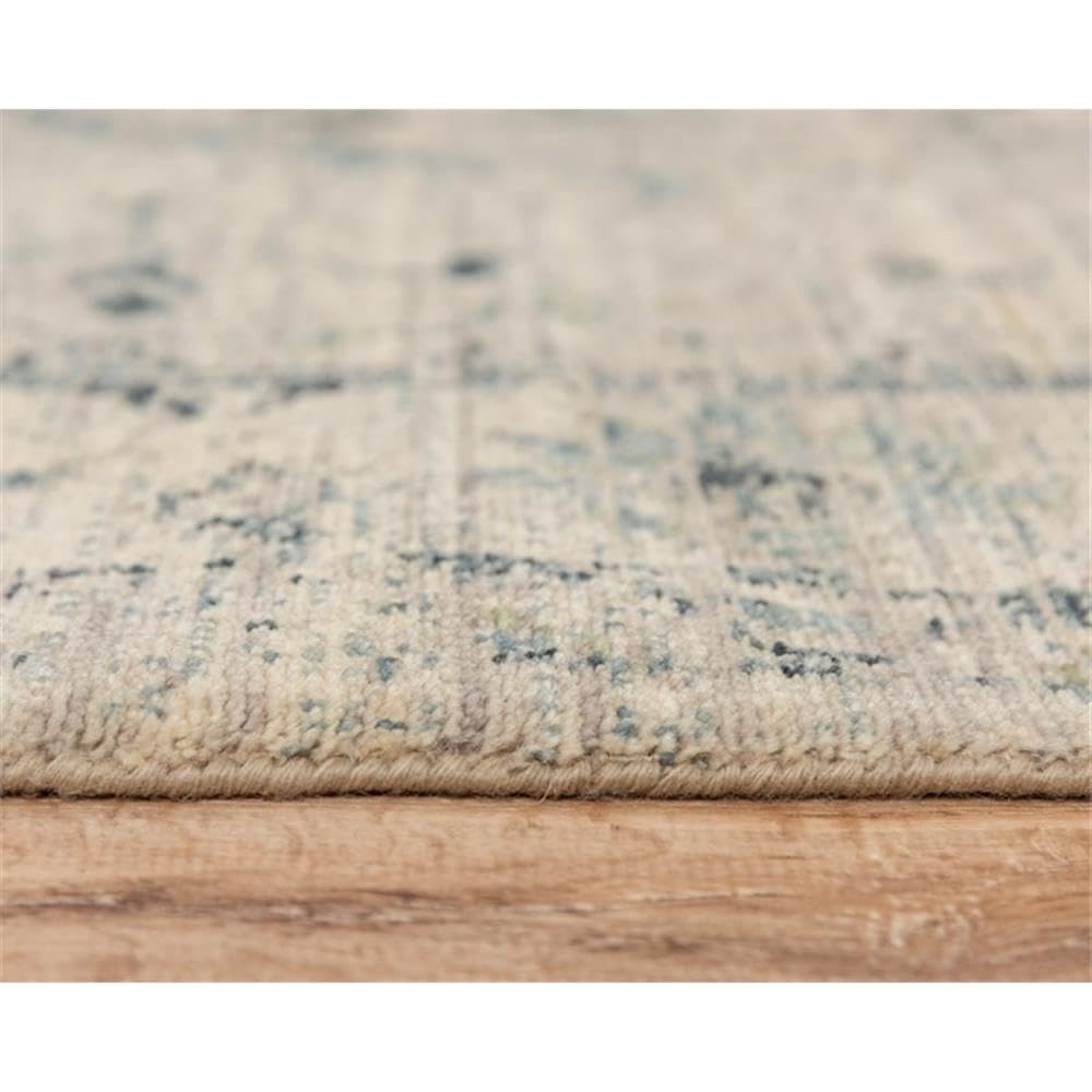 Alora Decor 9x12 Hybrid Rug - Beige Green Ivory Blue for Living Room