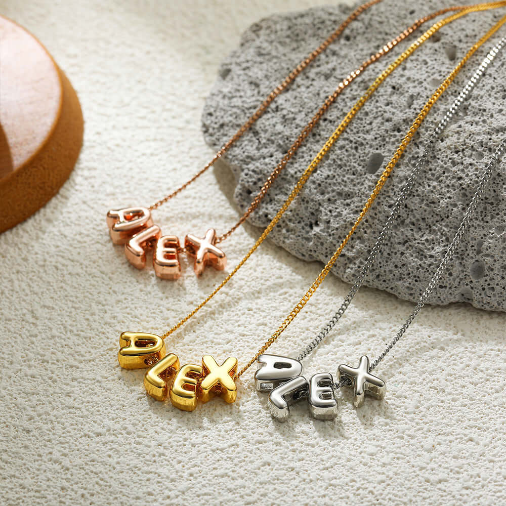 Personalized Name Initial Necklace - Custom Engraved Letter Pendant Jewelry for Women | Perfect Gift for Birthday, Anniversary & Valentine's Day | N048