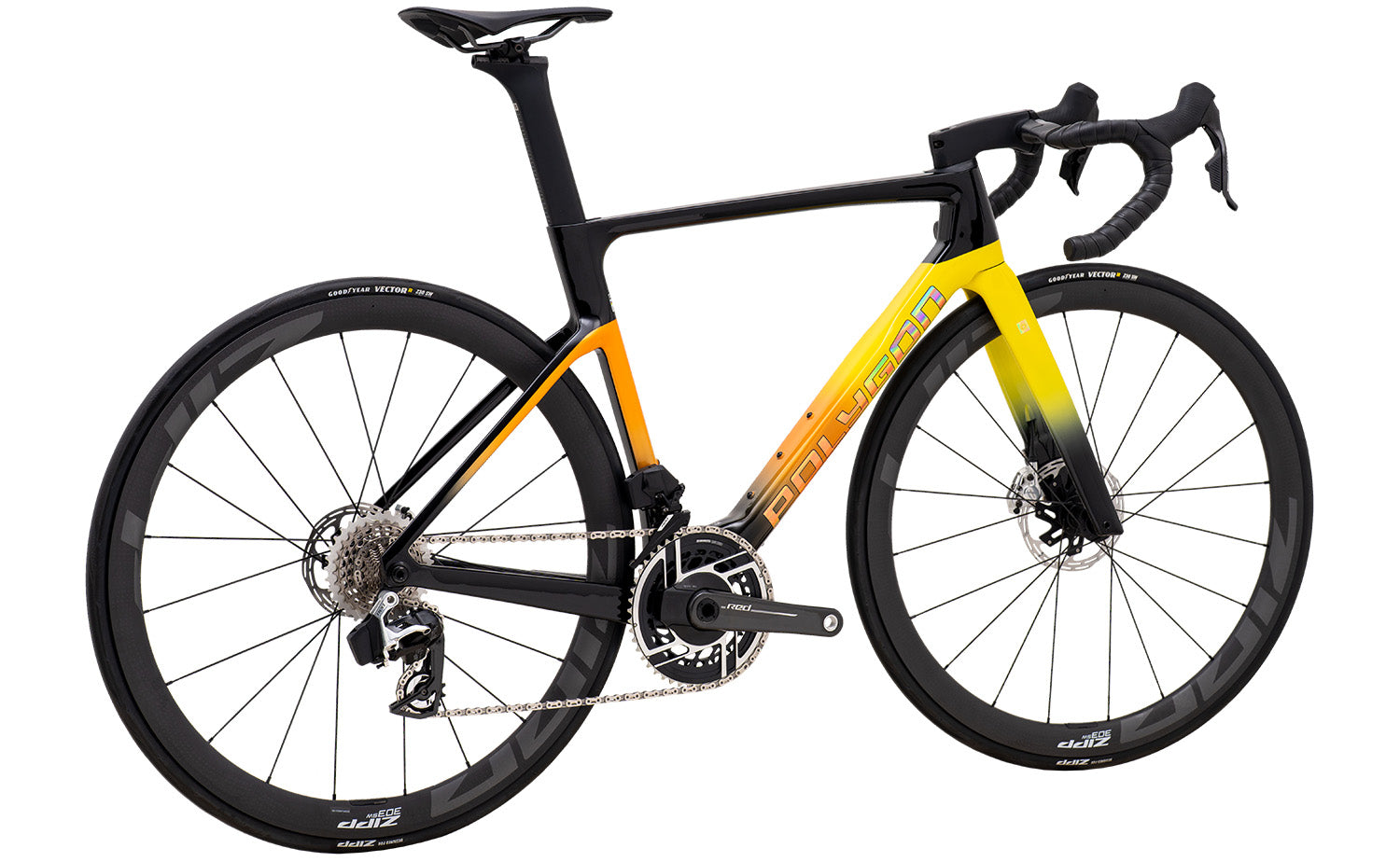 SRAM Red AXS Carbon Road Bike - Polygon Helios A0 | Lightweight & High-Performance for Racing & Endurance | Perfect for Competitive Cyclists & Long-Distance Rides
