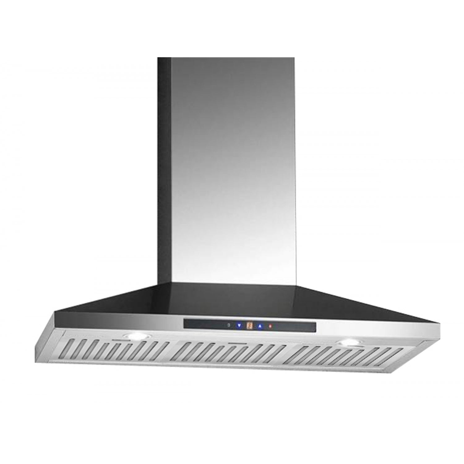 WPC436 Pyramid Range Hood - Stainless Steel Kitchen Exhaust Hood with LED Lights for Modern Home Cooking