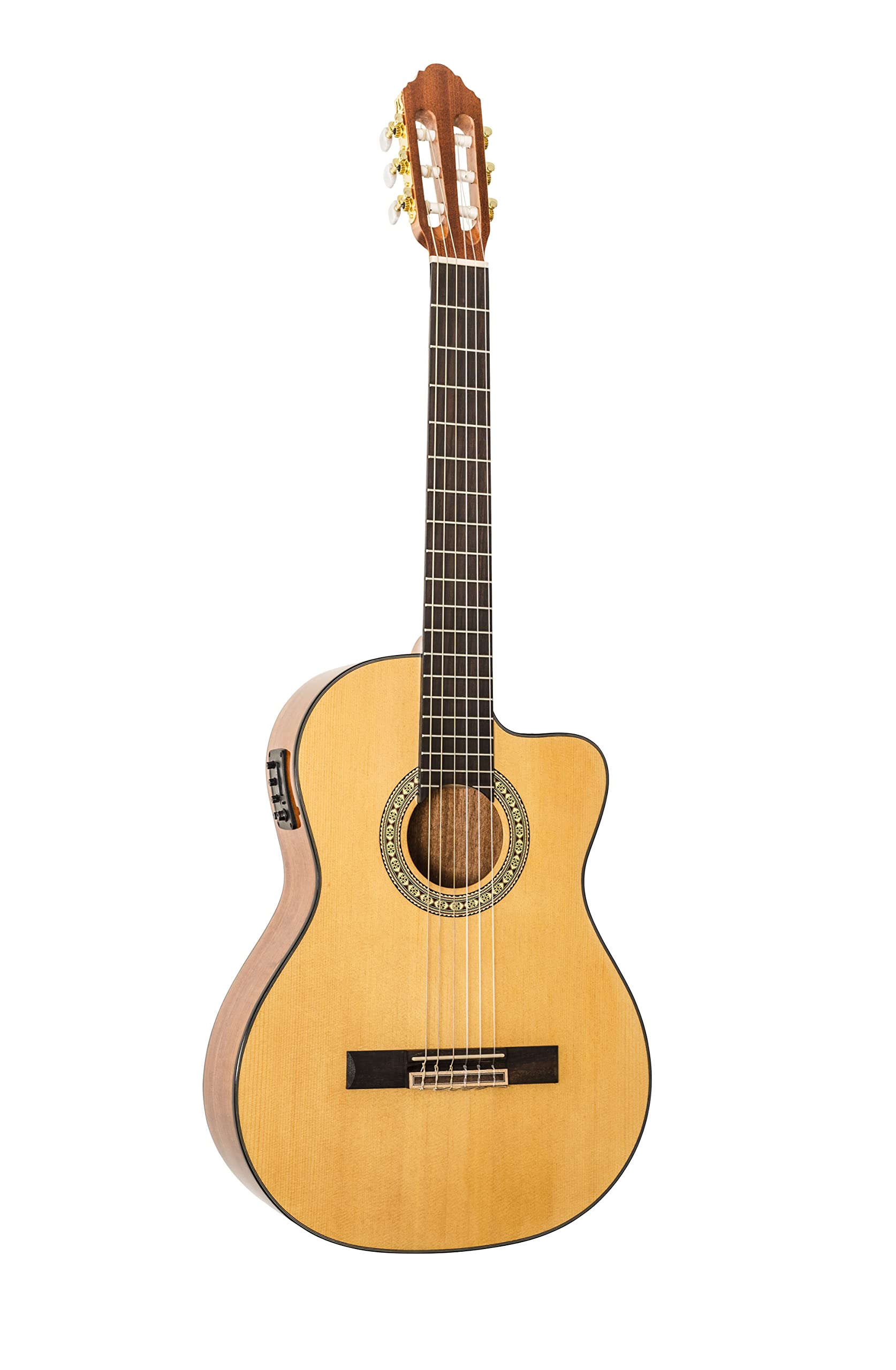 Peavey Delta Woods CNS-CE Classical Acoustic Electric Nylon String Guitar with Built-in Electronics - Perfect for Performances, Recording & Practice